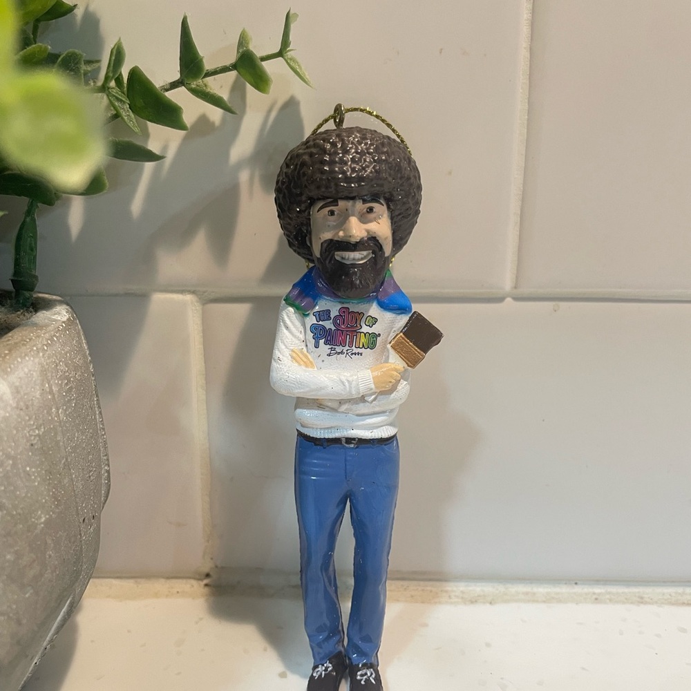 Collectible Bob Ross Christmas Ornament